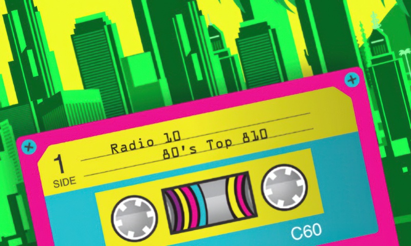 naar de 80s Top 810 van Radio 10