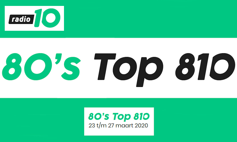 naar de 80s Top 810 van Radio 10