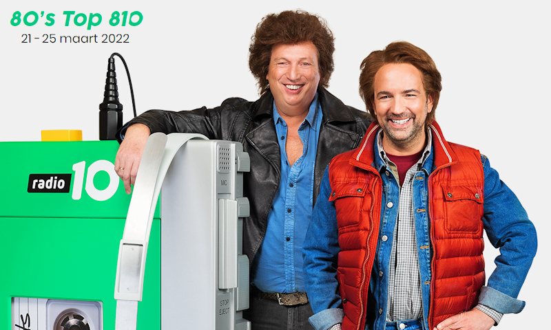 naar de 80s Top 810 van Radio 10