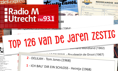 naar de Top 126 van de jaren Zestig van Radio M Utrecht