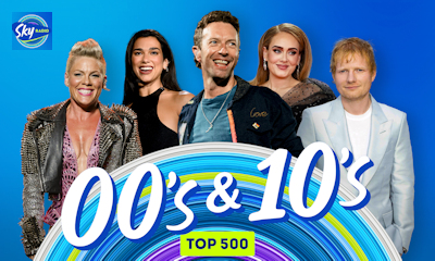 naar de 00's & 10's Flashback Top 500 van Sky Radio