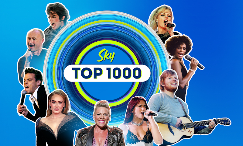 naar de Sky Top 1000 van Sky Radio